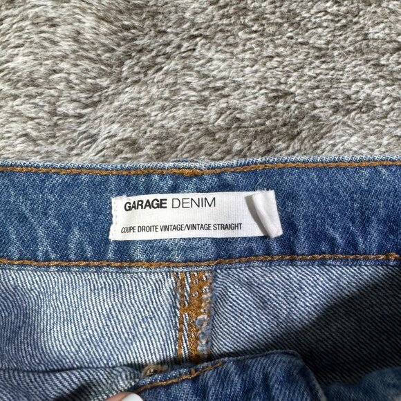 Garage Denim Vintage Straight Jeans Sz 5/27 - Picture 5 of 11